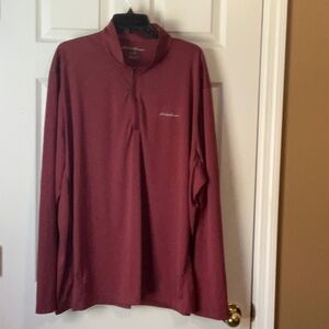 Eddie Bauer Men’s Lightweight Long Sleeves 1/4 Zip FreeDry Jacket Size 2X